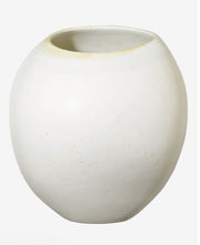SWING VĀZE H24.6CM, 25.5X23.5CM, PIENA BALTA, KERAMIKA