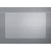 PVC METALLIC PALIKTNIS 33x46CM, SUDRABS/MELNS