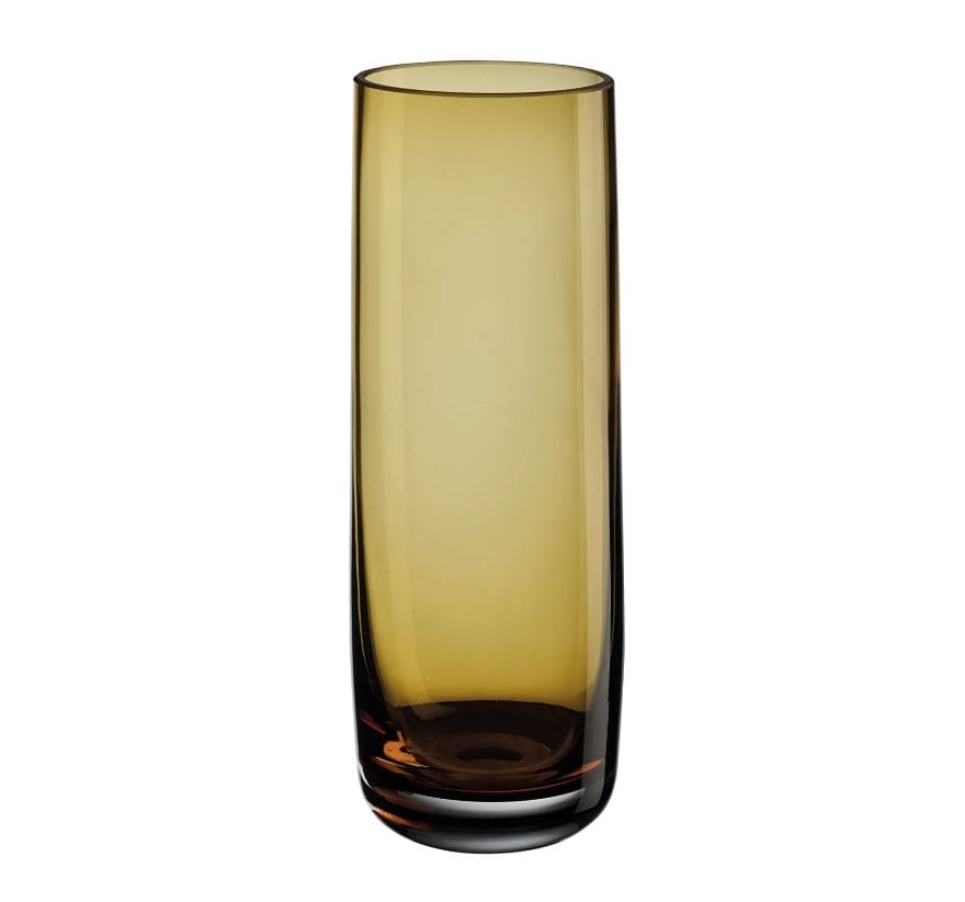 AJANA AMBER VĀZE D8CM, H22CM, STIKLS