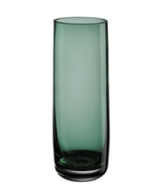 AJANA GREEN VĀZE D8CM, H22CM, STIKLS