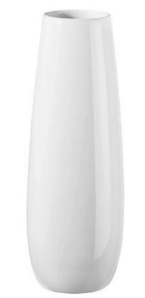 ASE VĀZE H25CM, BALTA, PORCELĀNS