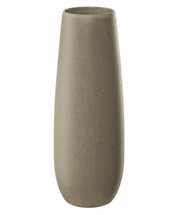 ASE VĀZE D8CM, H32CM, BRŪNA, MATĒTA, PORCELĀNS