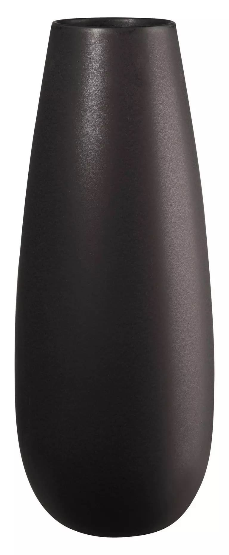 ASE XL VĀZE D18CM, H45CM, MELNA, PORCELĀNS