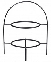 LIGNE NOIRE STATĪVS MELNS 2 STĀVI H28CM ŠĶĪVJIEM AR D21CM