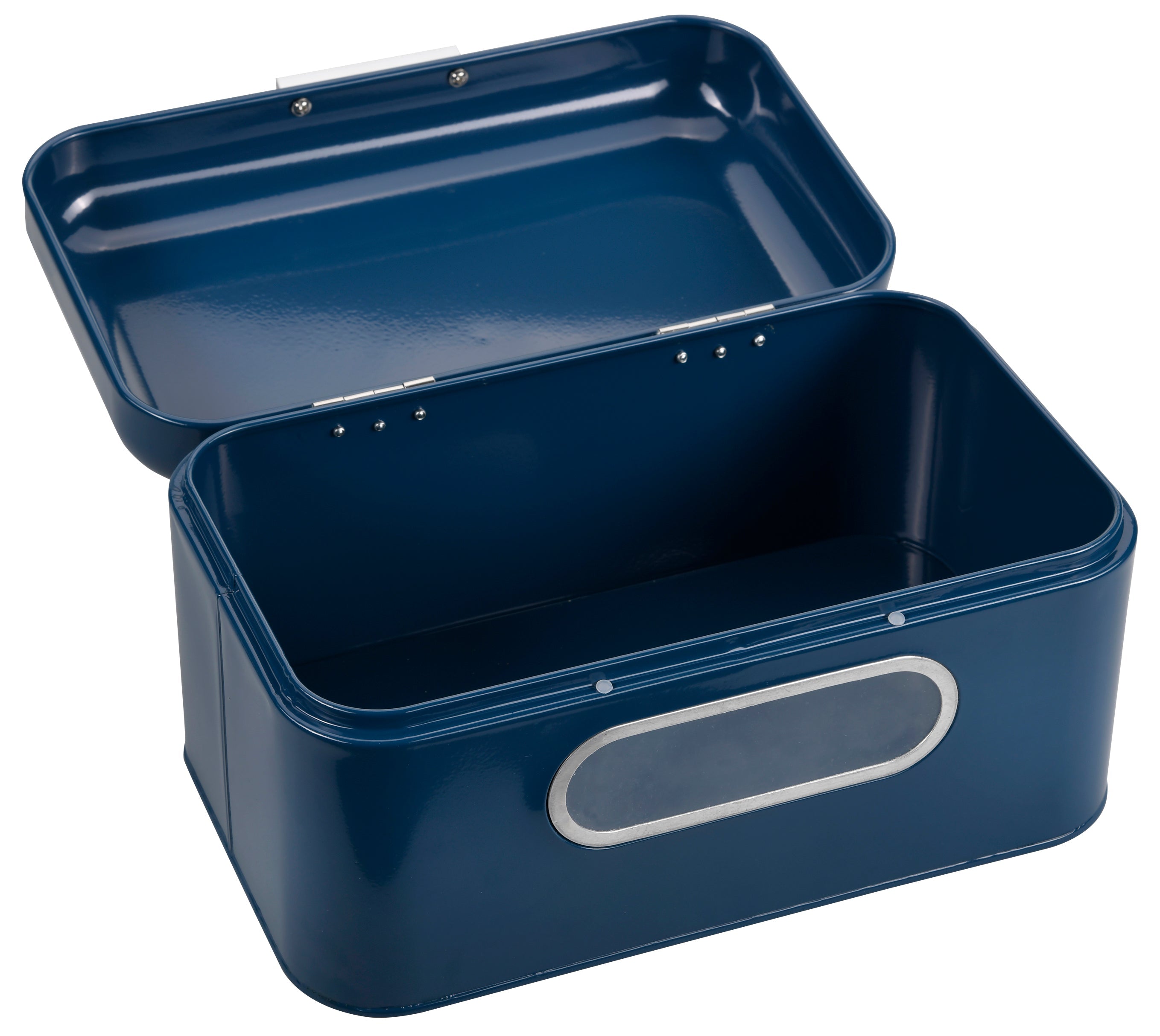 MAIZES KASTE 30x18x15CM, TUMŠI ZILA, METĀLS