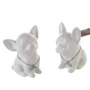 MINI DOG KRĀJKASE 10X13CM 2 VEIDI, BALTA, KERAMIKA
