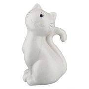 CASIMIR CAT DEKORATĪVĀS FIGŪRIŅAS H12CM 2GAB, BĒŠAS, KERAMIKA