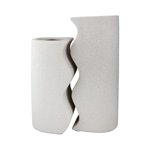 ONDA VĀZES H25.5CM KOMPL. 2GAB.,, BĒŠA, KERAMIKA