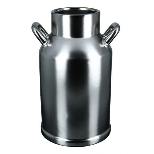 MATTELLO VĀZE H15CM, SUDRABA KR., KERAMIKA