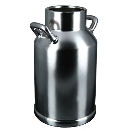 MATTELLO VĀZE H15CM, SUDRABA KR., KERAMIKA