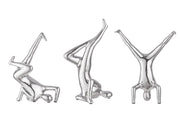 BREAKDANCE FIGŪRAS 10X15X26.5CM, SUDRABA KR., KERAMIKA