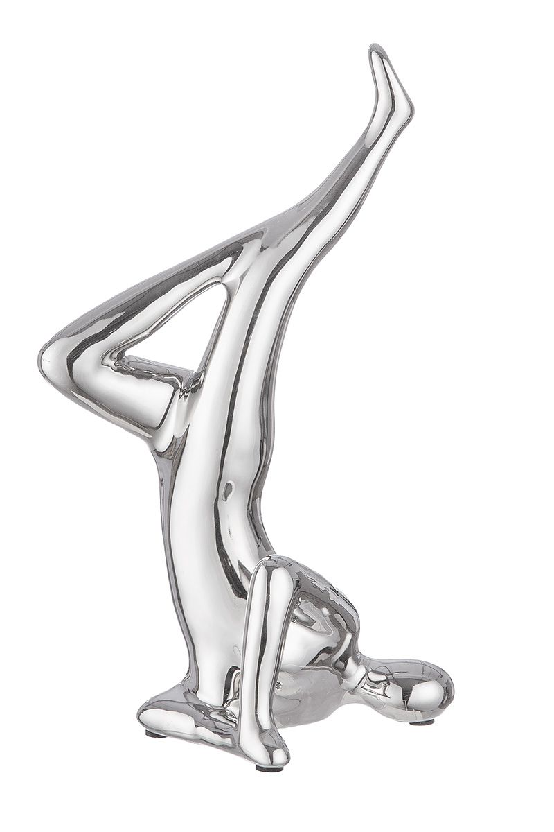 BREAKDANCE FIGŪRAS 10X15X26.5CM, SUDRABA KR., KERAMIKA