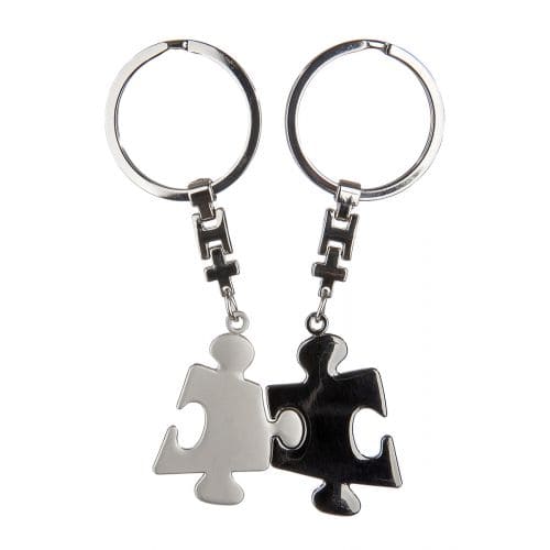 PUZZLE ATSLĒGU PIEKARIŅŠ H10.5CM, SUDRABA KR., METĀLS