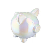PERLA PIG KRĀJKASĪTE 11.5X12CM, BALTA PERLAMUTRA KR., KERAMIKA