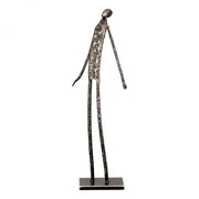 DEKORATĪVA FIGŪRA - EMOCIJA H32CM 2 VEIDI, SUDRABA KR., METĀLS