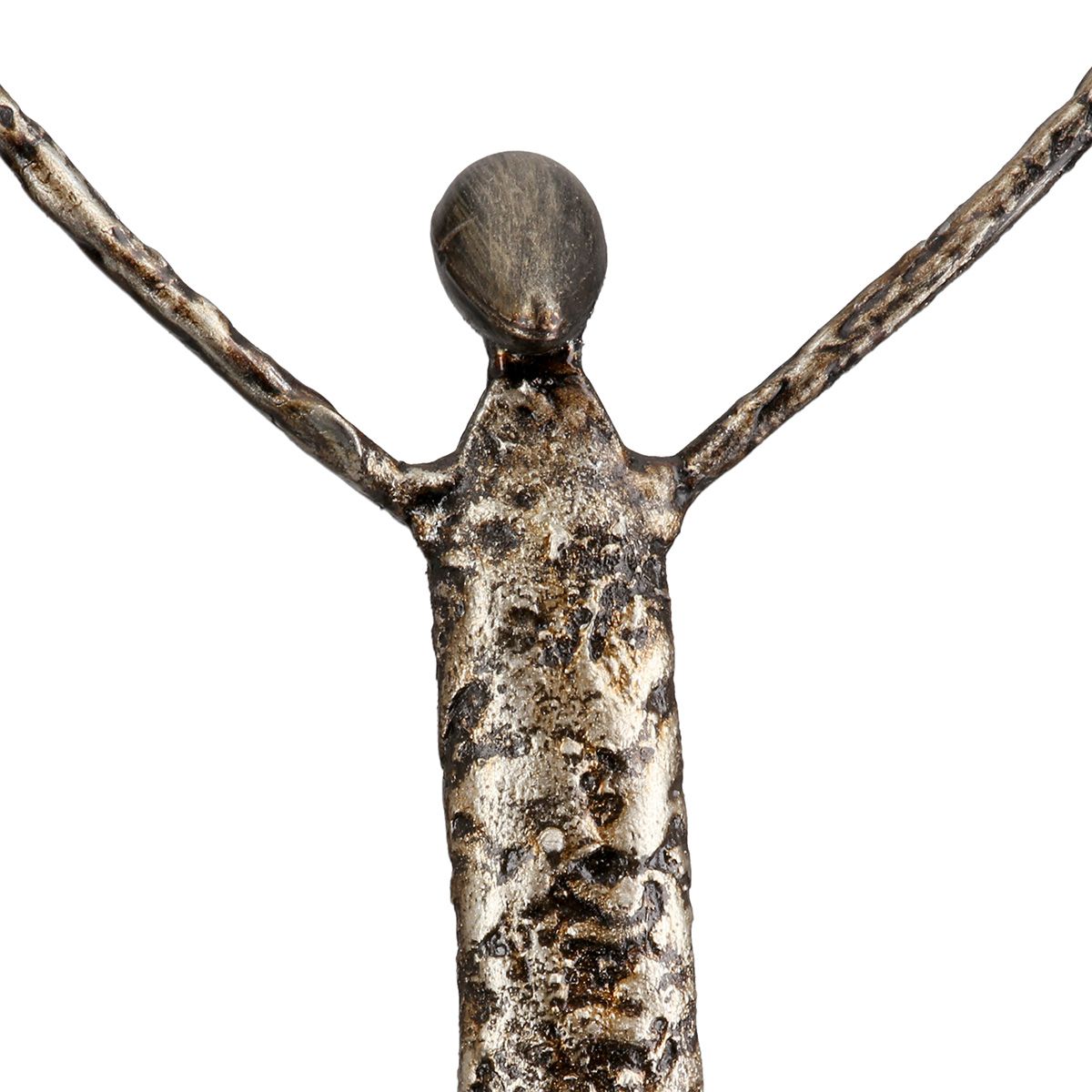 DEKORATĪVA FIGŪRA - EMOCIJA H36CM 2 VEIDI, SUDRABA KR., METĀLS