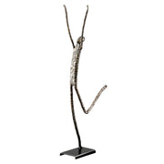 DEKORATĪVA FIGŪRA - EMOCIJA H36CM 2 VEIDI, SUDRABA KR., METĀLS