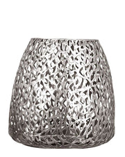 PURLEY SVEČTURIS H20CM, D20CM, ANTĪKA SUDRABA KR., METĀLS