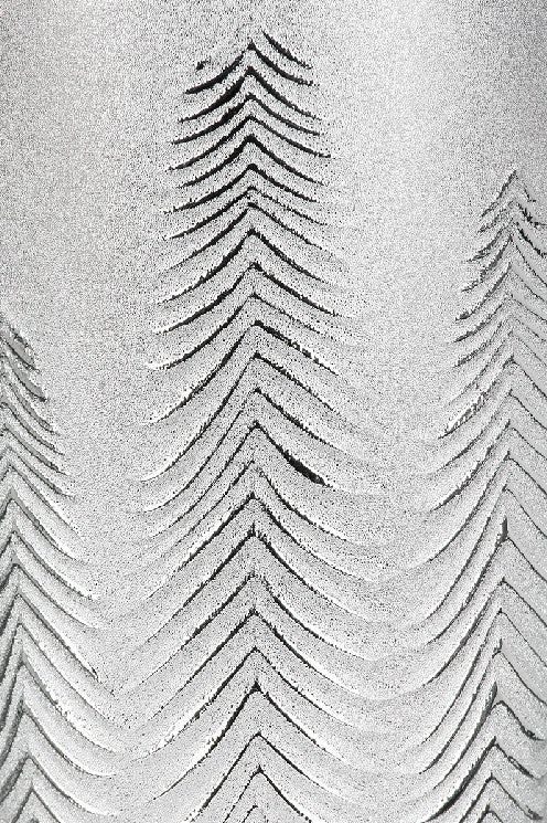 FOREST VĀZE H20.5CM, SUDRABA KR., KERAMIKA