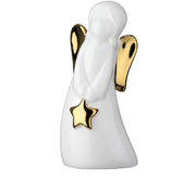 DEKORATĪVA FIGŪRA-EŅĢELIS LILY H12.5CM, BALTS, PORCELĀNS