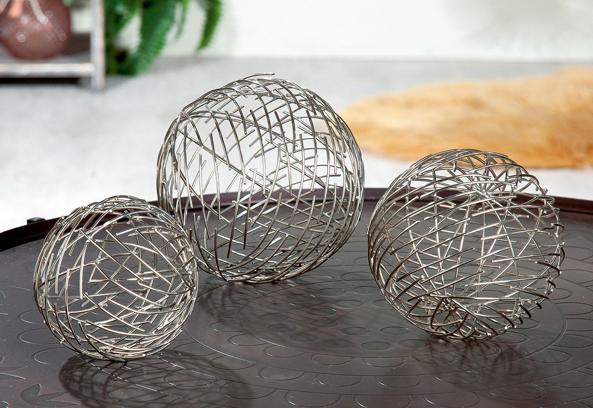 WIRES DEKORATĪVA FIGŪRA 14CM, SUDRABA KR., METĀLS