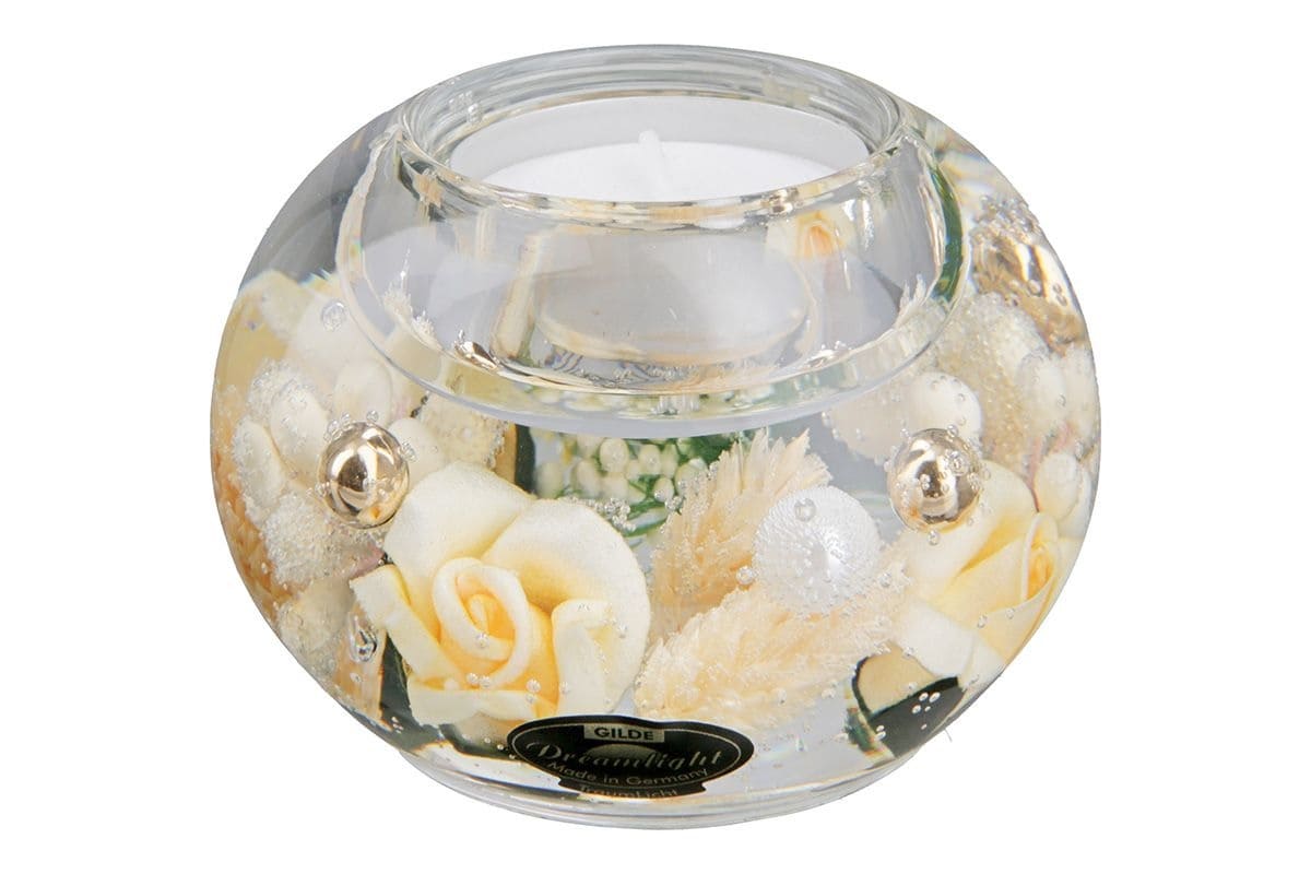 DREAM MERCUR SMART MAYA SVEČTURIS D8CM, CAURSPĪDĪGS, STIKLS