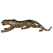 CHEETAH DEKORATĪVA FIGŪRA-GEPARDS H9.5CM, ZELTA KR., POLIREZĪNS