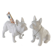 MOPS KRĀJKASE H17.5/19CM, L11/15.5CM, 2 VEIDI, BALTA, KERAMIKA