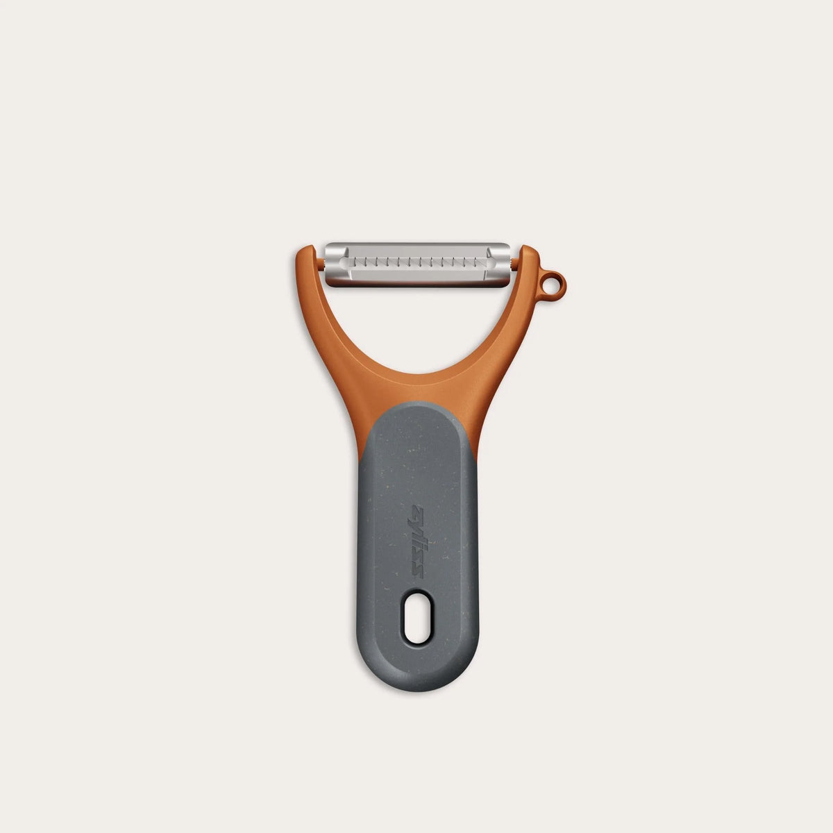 ZYLISS PEELER 14CM, FOR JULIEN STRIPS, Y-TYPE, RECYCLED STRAW PLASTIC/STAINLESS STEEL