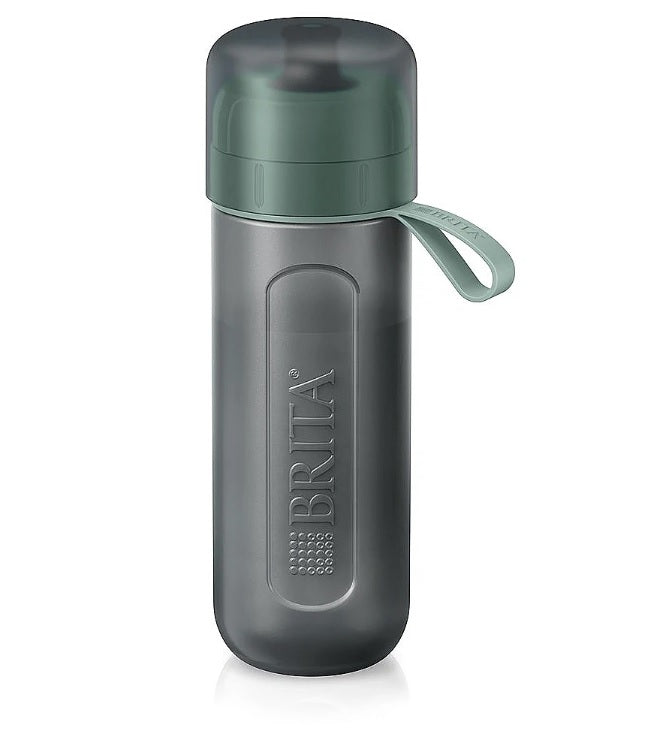 ACTIVE ŪDENS PUDELE AR FILTRU 600ML, GAIŠI ZAĻA