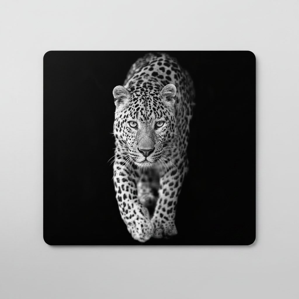 STIKLA DĒLIS 56 X 50 X 1,4 CM LEOPARDS