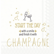 START THE DAY WITH A SMILE SALVETES 25X25 CM 20GAB, PAPĪRS