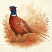 PHEASANT FIELD SALVETES 33X33 CM 20GAB, PAPĪRS