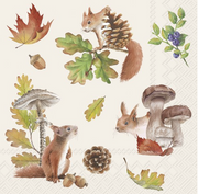 FALL SQUIRREL SALVETES 33 X33 CM 20GAB, PAPĪRS