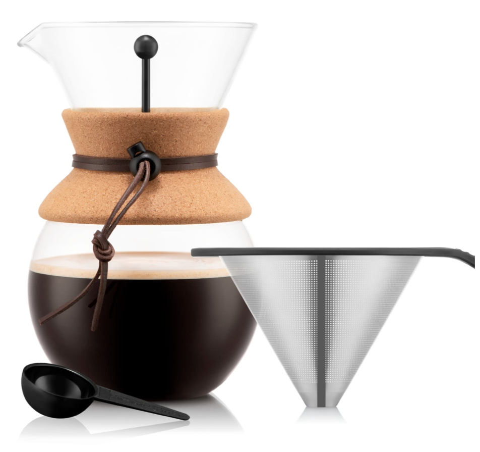 POUR OVER KAFIJAS KARAFE AR FILTRU 1 L
