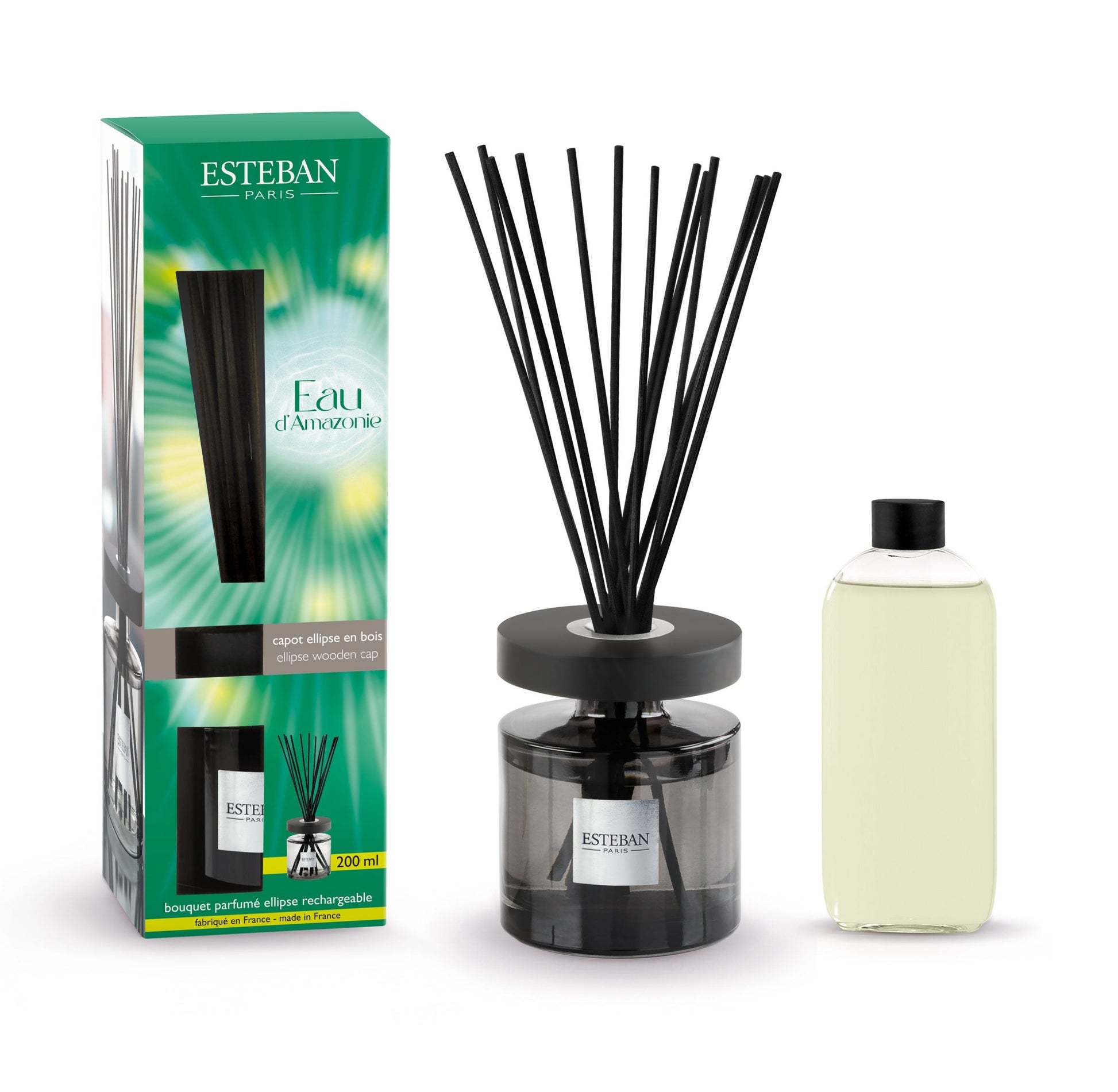AU D'AMAZONIE ELLIPSE TELPU AROMATIZATORA KOMPL. 200ML, 16 KOCIŅI