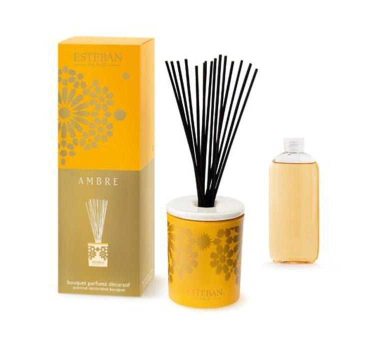 AMBRE DECORATIVE TELPU AROMATIZATORA KOMPLEKTS 100ML, 16 KOCIŅI