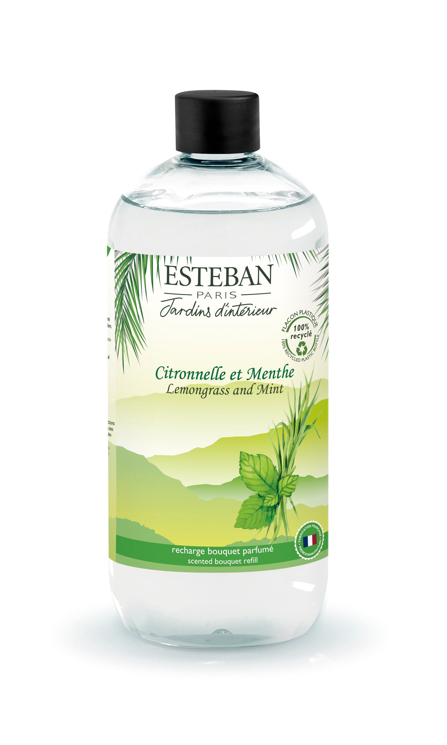 LEMONGRASS & MINT AROMĀTS ATKĀRTOTAI UZPILDEI 500ML