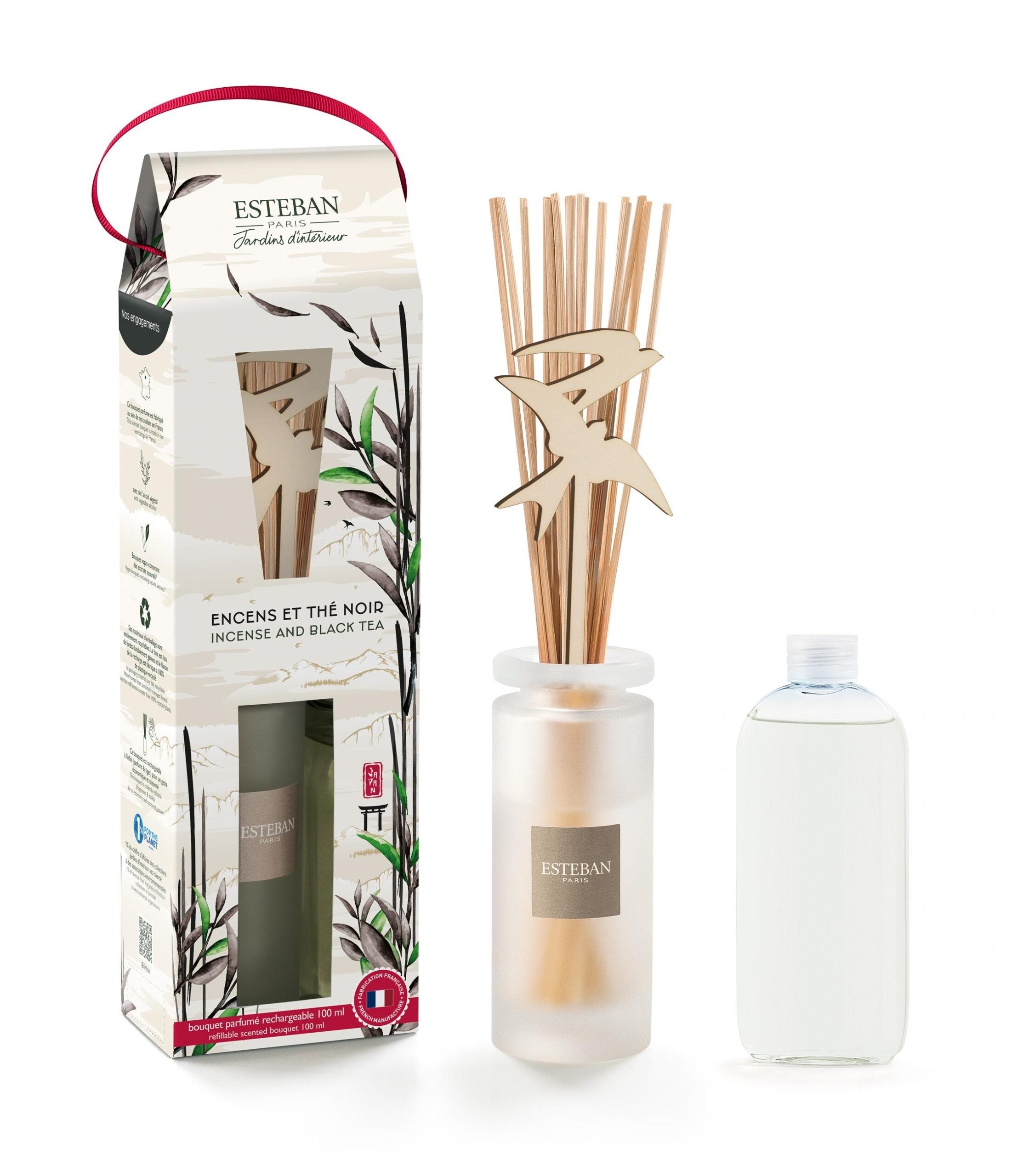 INCENSE AND BLACK TEA 2025 TELPU AROMATIZATORA KOMPL. 100ML, 16 KOCIŅI