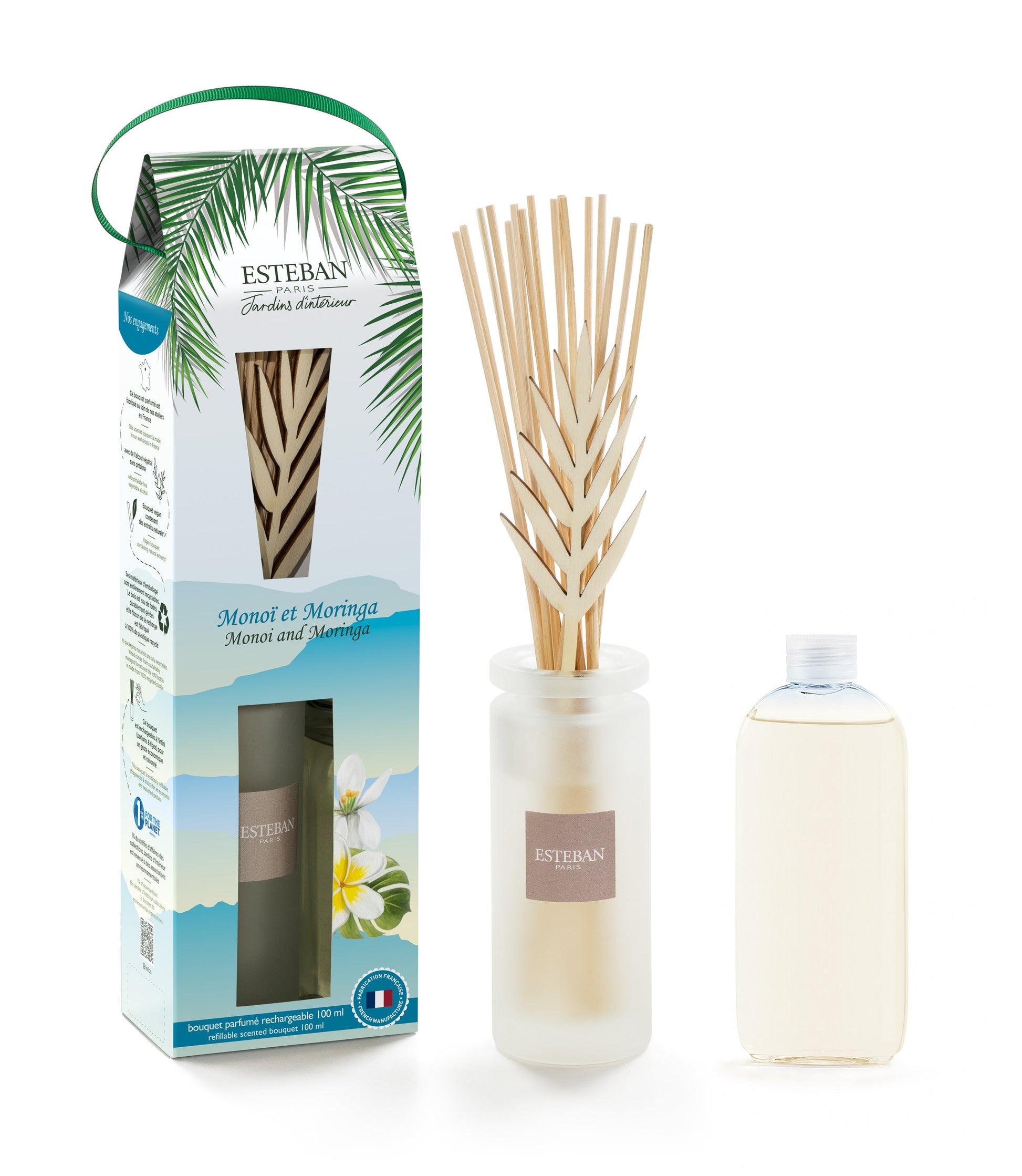 MONOI & MORINGA TELPU AROMATIZATORA KOMPL. 100ML, 16 KOCIŅI