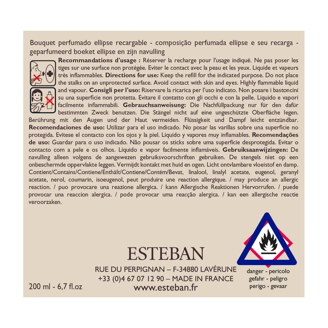 CEDRE ELLIPSE TELPU AROMATIZATORA KOMPL. 200ML, 16 KOCIŅI