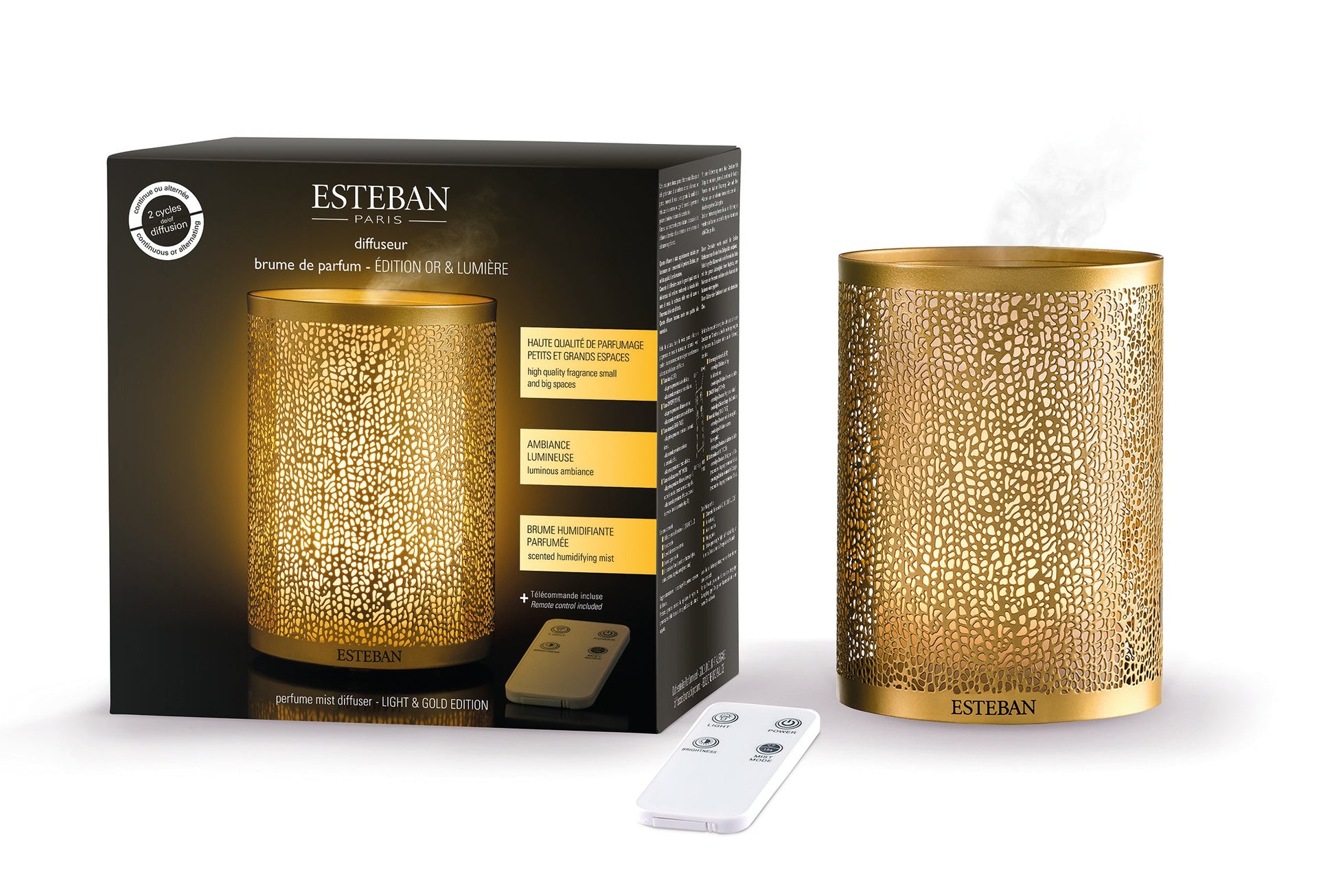 STEBAN TELPU AROMĀTA DIFUZORS LIGHT & GOLD EDITION