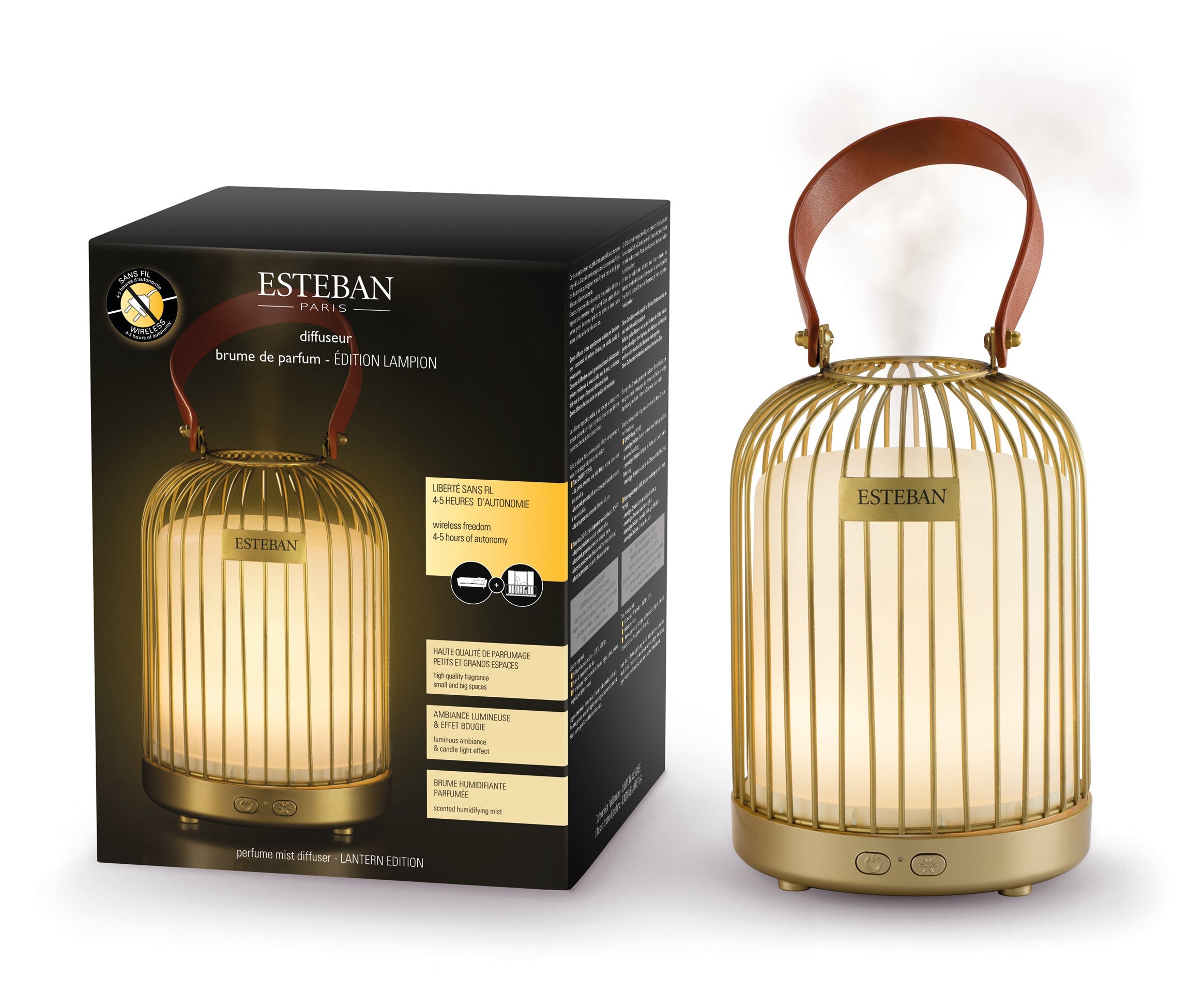 STEBAN LANTERN EDITION GOLD TELPU AROMĀTA DIFUZORS