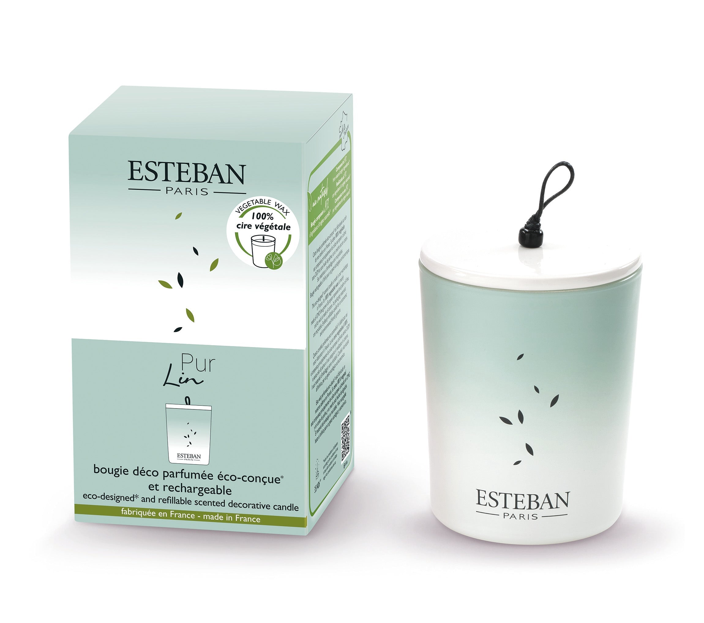 PUR LIN DECORATIVE AROMATIZĒTA SVECE 180G