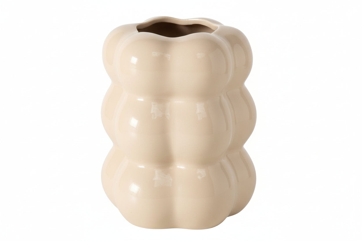 LUMINA VASE H16CM, PORCELAIN
