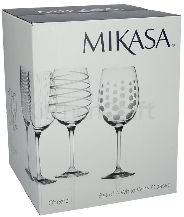 MIKASA CHEERS VĪNA GLĀZES 450ML K4
