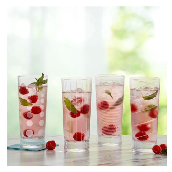 MIKASA CHEERS SULAS GLĀZES 550ML, 4GAB