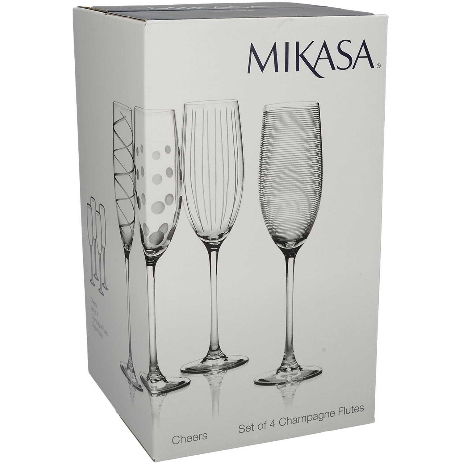 MIKASA CHEERS FLUTE ŠAMPANIEŠA GLĀZES 250ML K4