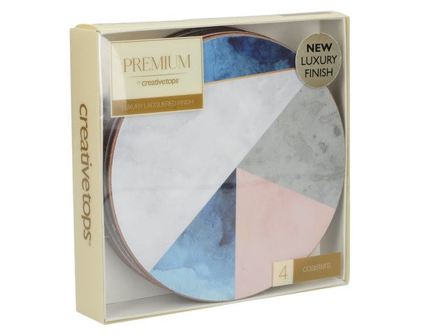 CREATIVE TOPS GEOMETRIC PALETTE PALIKTŅU KOMPL. D12CM 4GAB, ASORTĒTAS KR., KORĶIS