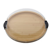 FARBERWARE UZKODU SERVĒŠANAS PLATE 35.5CM, AR VĀKU, BAMBUSS/PVC
